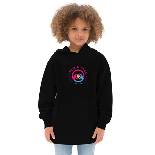 Girls United by Love Kids fleece hoodie, Children's size