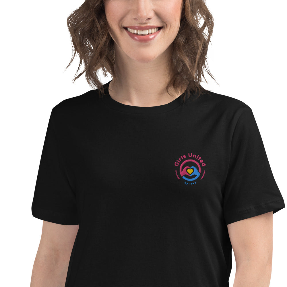 Girls United by Love Logo Women's Relaxed T-Shirt