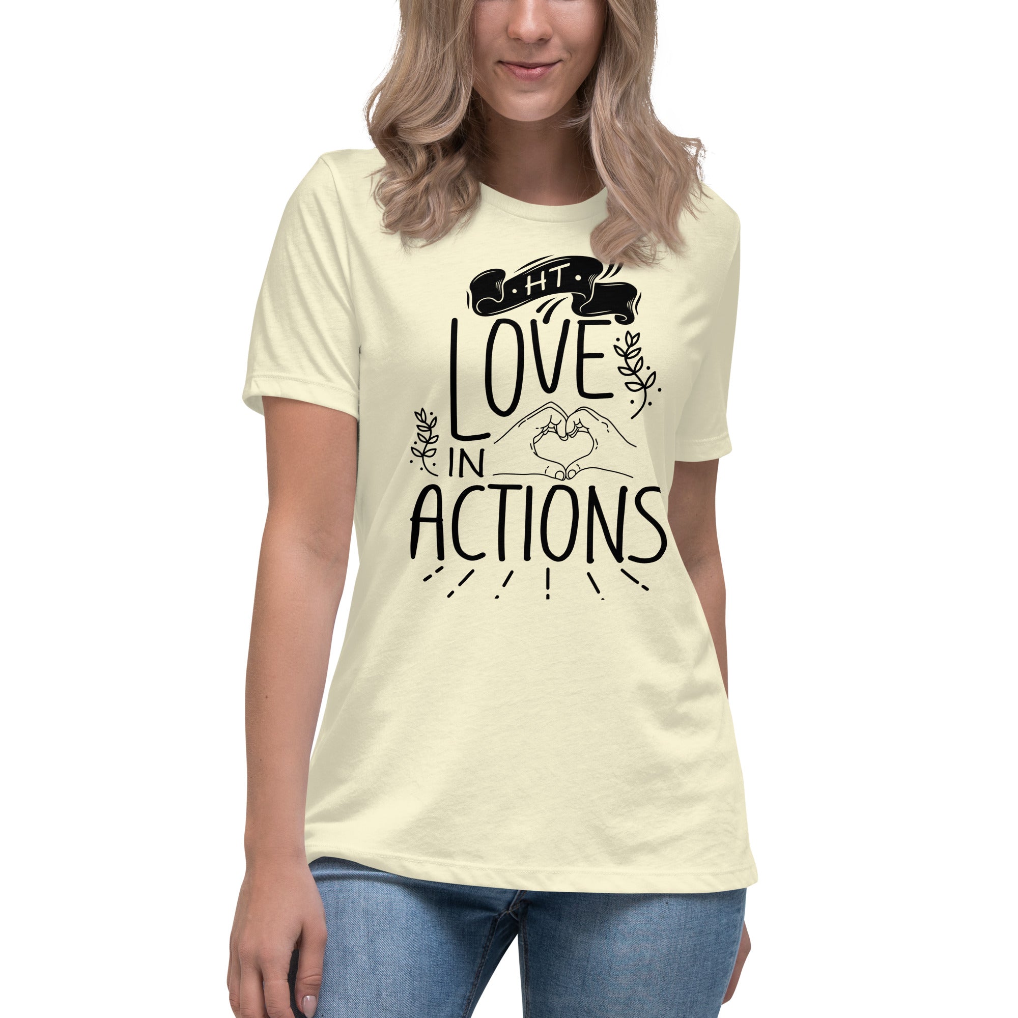 Harriet Tubman Love In Actions Women's Relaxed T-Shirt