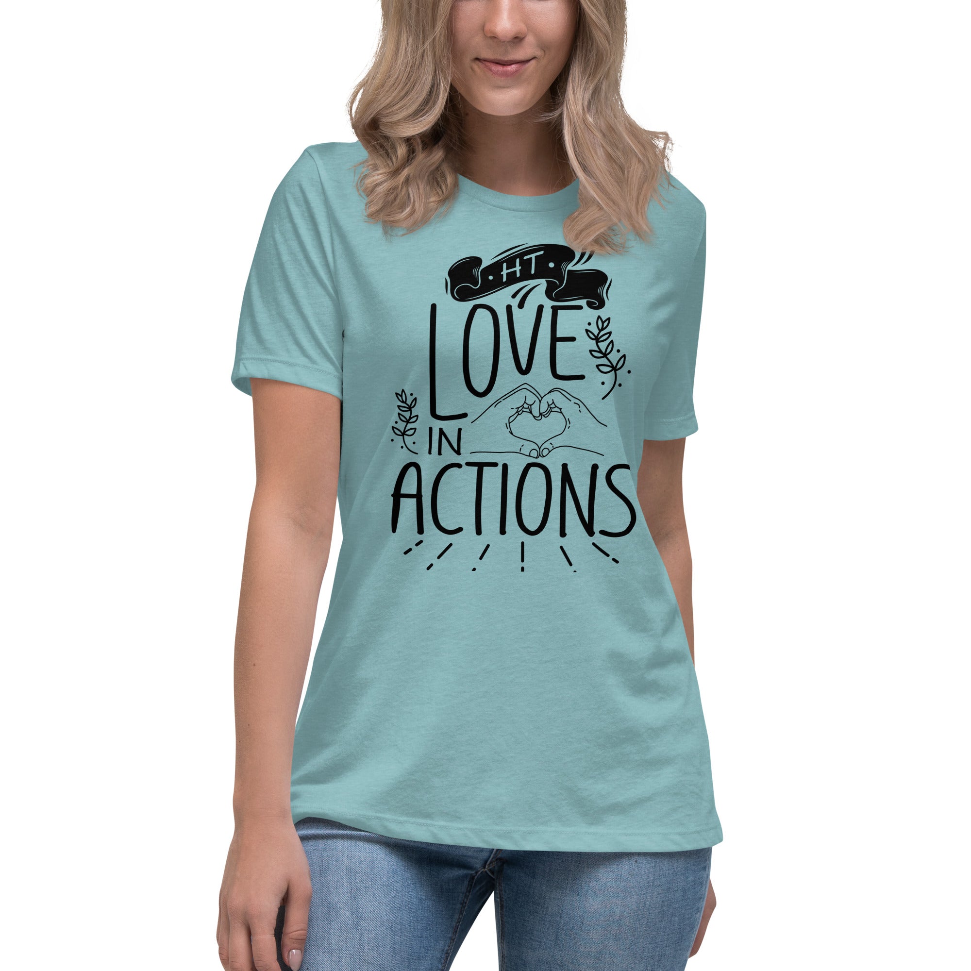 Harriet Tubman Love In Actions Women's Relaxed T-Shirt