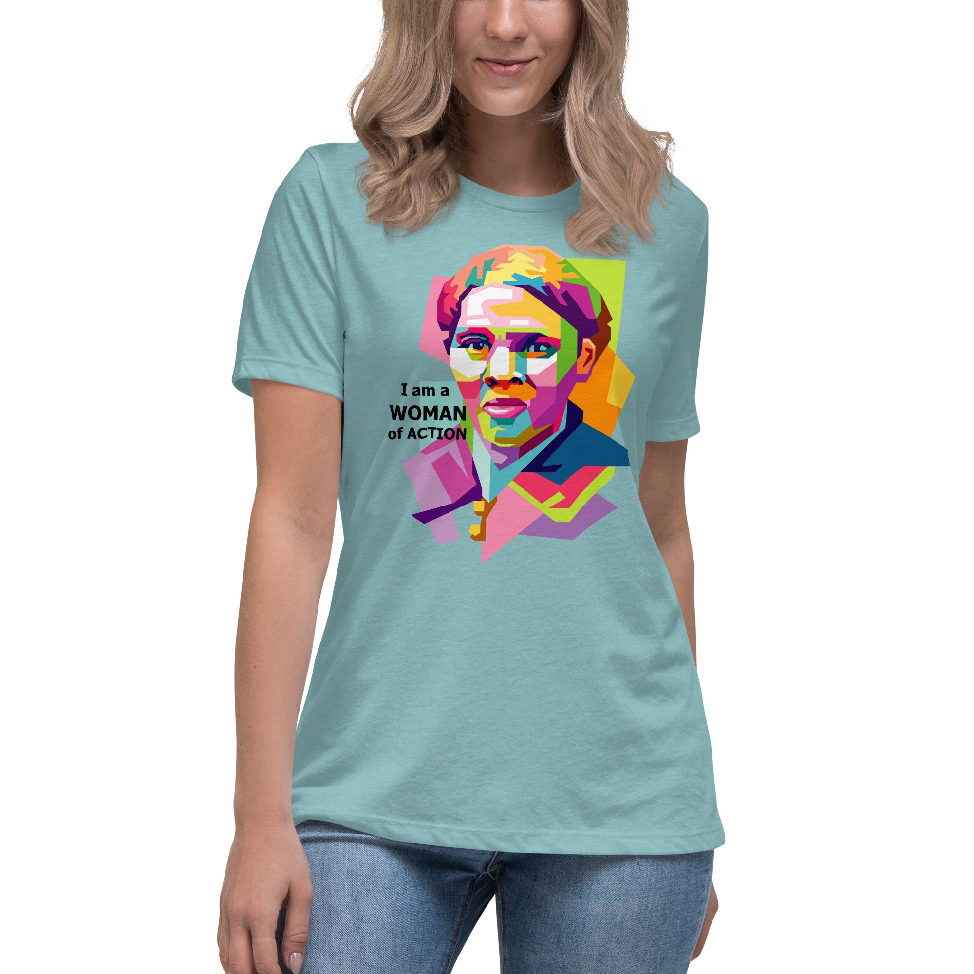 Harriet Tubman A Woman of Action Women's Relaxed T-Shirt