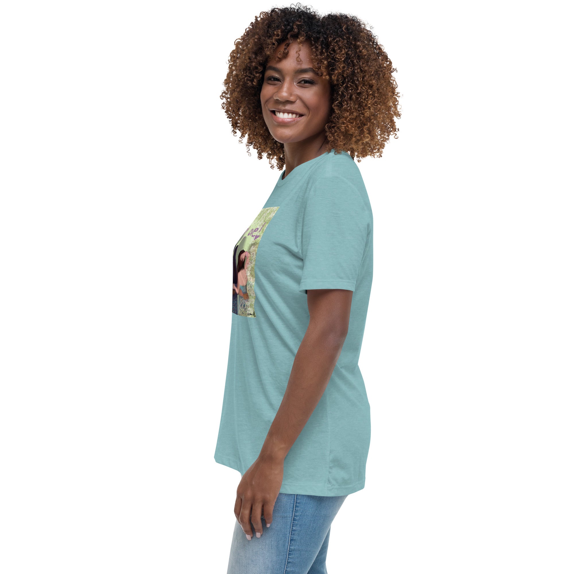 Girls United by Love Women's Relaxed T-Shirt, designed by Ocean Brown