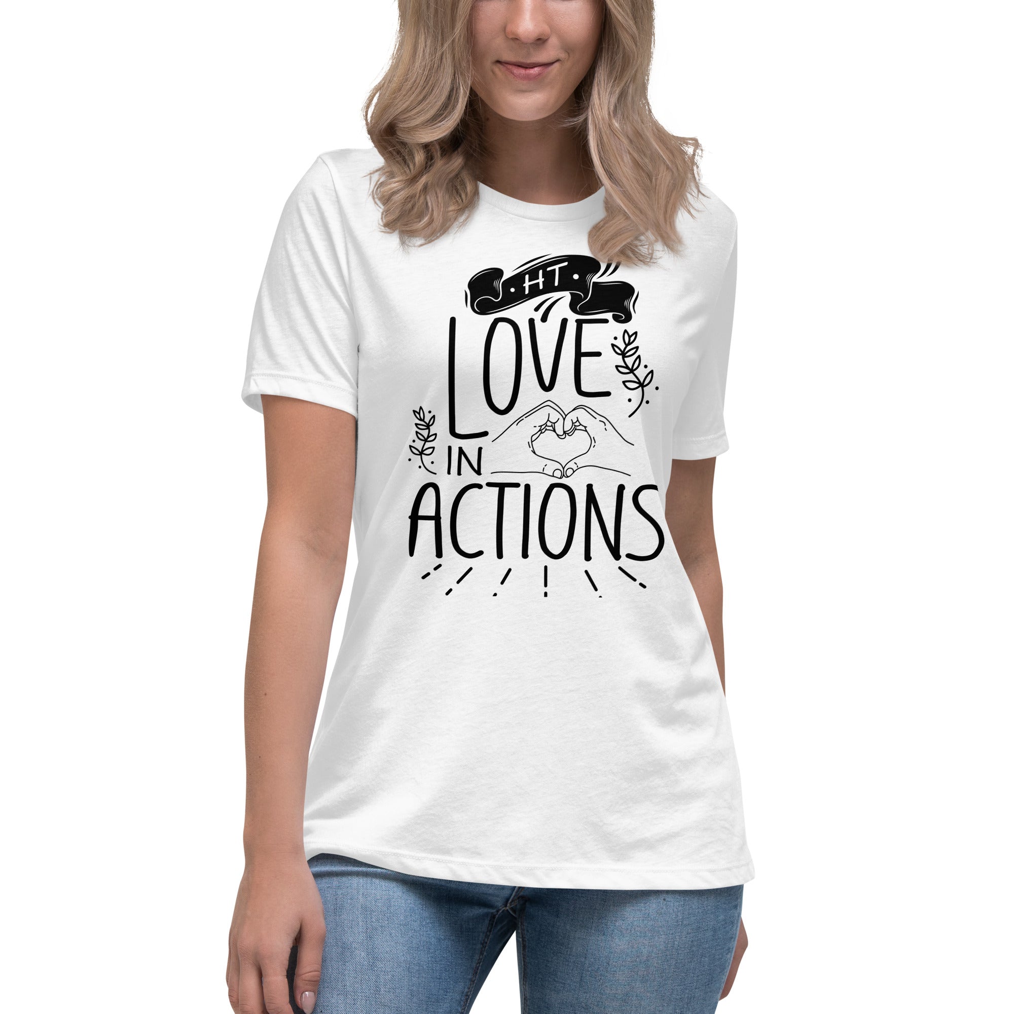 Harriet Tubman Love In Actions Women's Relaxed T-Shirt